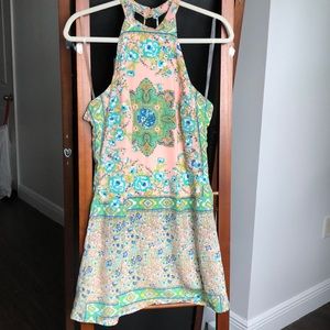 Backless cocktail dress